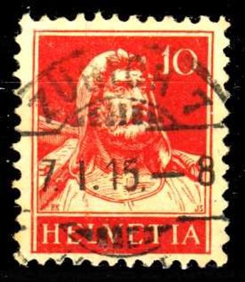 Schweiz 1914 Nr 118II zentrisch gestempelt X299C6E