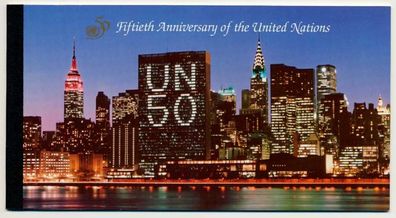 UNO NEW YORK Markenheftchen Nr MH1 postfrisch MH S00461A