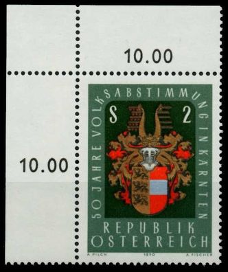 Österreich 1970 Nr 1343 postfrisch ECKE-OLI X7F3436