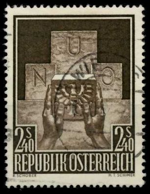 Österreich 1956 Nr 1025 gestempelt X7FE25E