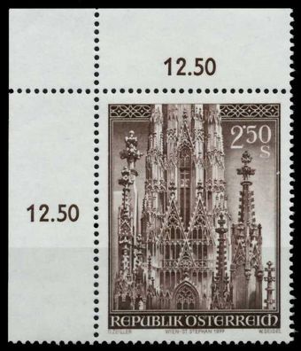 Österreich 1977 Nr 1544 postfrisch ECKE-OLI X8096B6