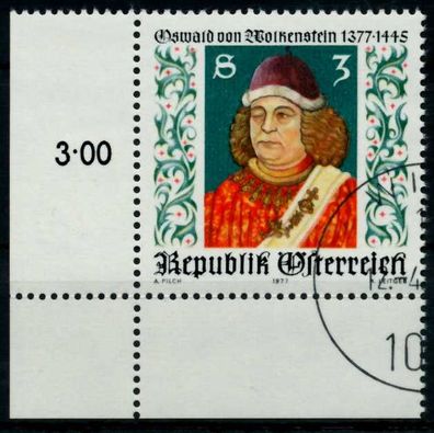 Österreich 1977 Nr 1541 gestempelt ECKE-ULI X809CC2