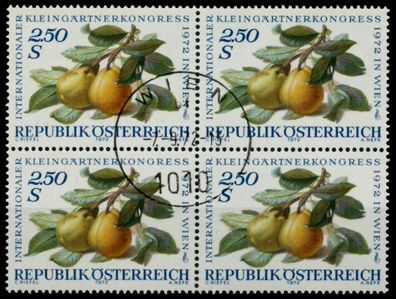 Österreich 1971 Nr 1374 zentrisch gestempelt Viererblock X81CEC2
