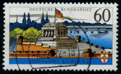 BRD 1992 Nr 1583y zentrisch gestempelt X82B0DA