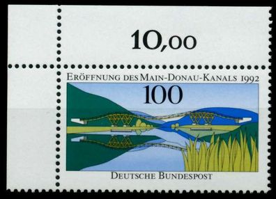 BRD 1992 Nr 1630 postfrisch ECKE-OLI X83010A