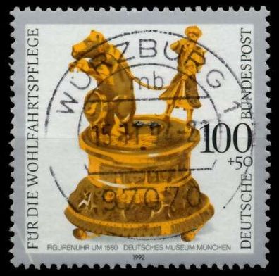 BRD 1992 Nr 1634 zentrisch gestempelt X83023E
