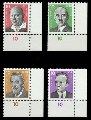 DDR 1976 Nr 2107-2110-dgz postfrisch ECKE-URE X69F6D2