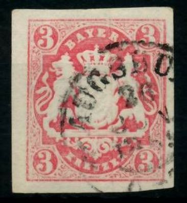 WAPPEN-AUSGABE 1867-1868 Nr 15 gestempelt X6BB9EA