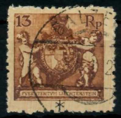 Liechtenstein 1921 Nr 51B gestempelt X6F9076