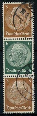 D-REICH Zusammendruck Nr S152 gestempelt 3ER STR X7A6296
