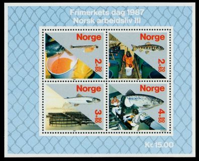 Norwegen Block 8 postfrisch S018DB6