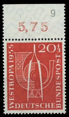BRD 1955 Nr 218 postfrisch ORA X877F6A