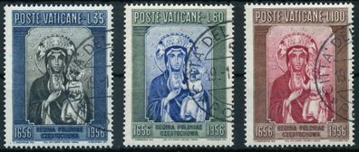 Vatikan 1956 Nr 263-265 gestempelt X40473E