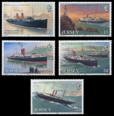 JERSEY 1989 Nr 491-495 postfrisch SE6ED4A