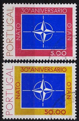 Portugal [1979] MiNr 1439-40 ( O/used ) Nato