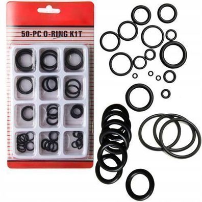 Rosfix O-Ring Set 5–20 mm – 50 Stück | Gummi Dichtungen für Industrie