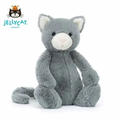NEU 21 cm Sube graue Katzen Puppe weiches und kuscheliges Pluschtier JellyCat Puppe