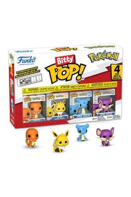 Funko 81133 - Bitty POP - Pokémon Serie 2 - 4er Pack Anime Sammelfigur Collect