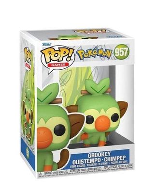 Funko 70976 - Pop! Games Pokemon Grookey / Ouistempo / Chimpep #957 Sammelfigur
