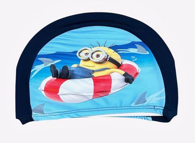 Badekappe Minions Kinder Jugendliche Blau NEU