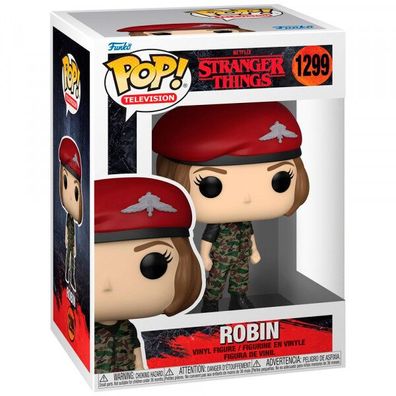 Funko 13318 - Pop! Television - Stranger Things Hunter Robin #1299 Sammelfigur