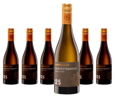6 x Hammel Nobel & Süß Gewürztraminer 0,5 Liter – 2025