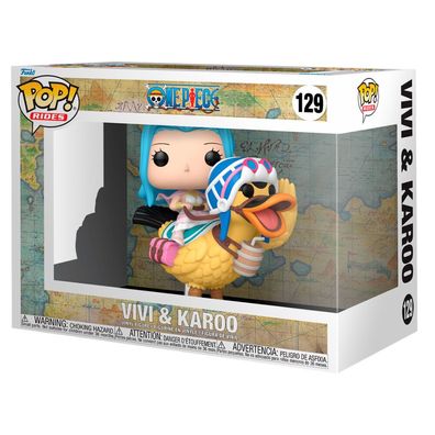 Funko 75584 - Pop! Rides One Piece Vivi & Karoo #129 Anime Sammelfigur Collect