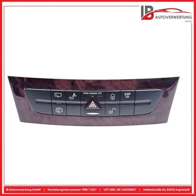 Schalterleiste Warnblinker 2118212858 Mercedes E-KLASSE S211 E270 CDI