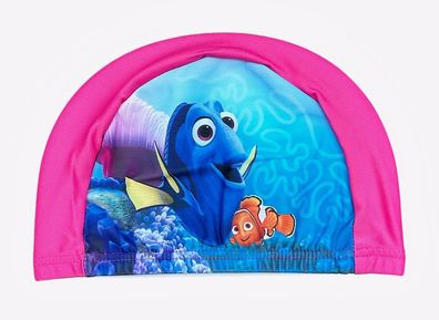 Badekappe Kinder Jugendliche Nemo Rosa NEU