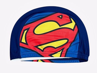 Badekappe Kinder Jugendliche Superman Blau NEU