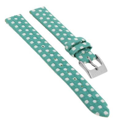 Calypso ? Uhrenarmband 13mm Textil/Leder grün ? für Kinderuhr K5713/5