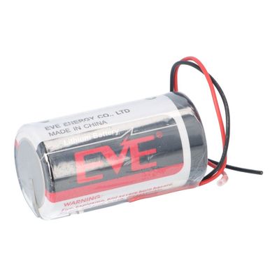 EVE ER34615/FL D?Zelle 3,6 V Li?SOCl2, 19.000 mAh, ?60… + 85 °C
