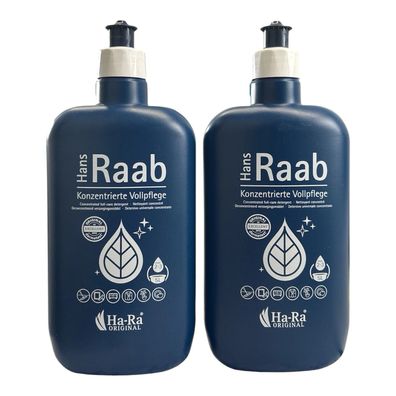 Ha-Ra Hans Raab Konzentrierte Vollpflege 2x500ml Pflegemittel Universalreiniger