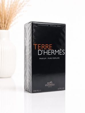 Hermès Terre d´Hermès Parfum 200 ml Herren Duft EDP Parfum Spray Neu Original
