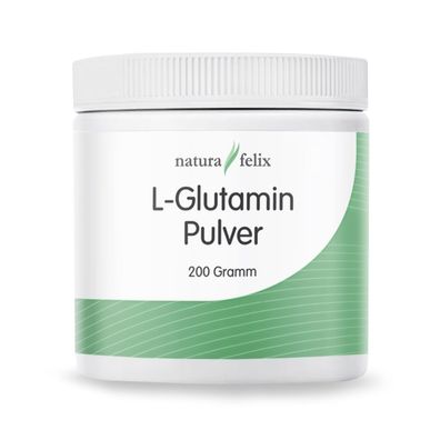 Natura Felix L-Glutamin, 200 g Pulver