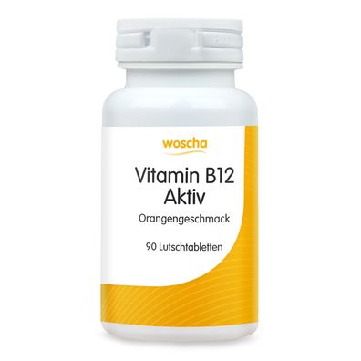 Woscha Vitamin B12 Aktiv, 90 Lutschtabletten