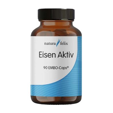 Natura Felix Eisen Aktiv - Eisenchelate, 90 Kapseln
