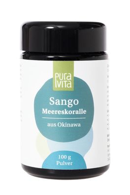 PuraVita Sango Meereskoralle aus Okinawa, 100 g Pulver