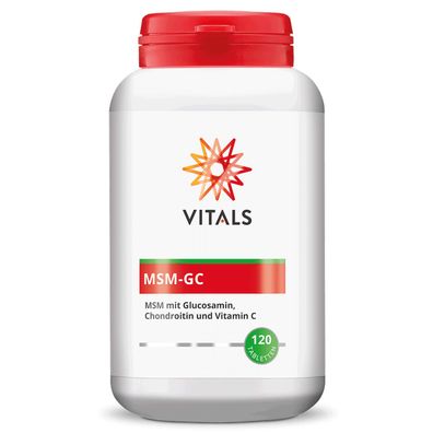 Vitals MSM-GC mit Glucosamin, Chondroitin und Vitamin C, 120 Tabletten