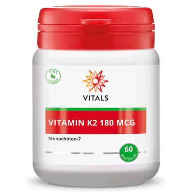 Vitals Vitamin K2 180 mcg, 60 Kapseln