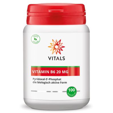 Vitals Vitamin B6 20 mg, 100 Kapseln