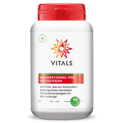 Vitals Männerformel Pro Testosteron, 60 Tabletten