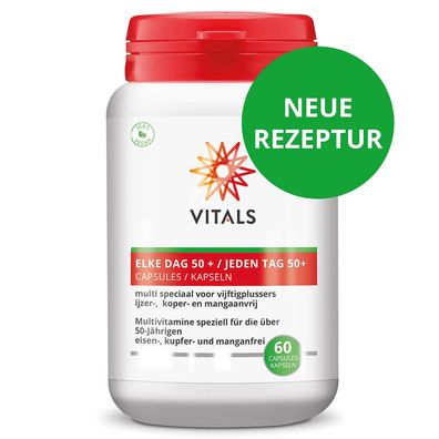 Vitals Jeden Tag 50+ Multivitamine, 60 Kapseln