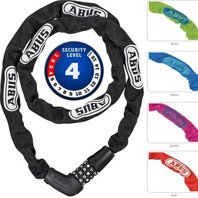 Kette 5805C, L = 75 cm, Ø = 5 mm, schwarz, Abus, 71206