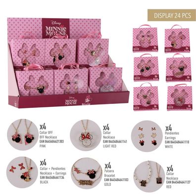 Disney Minnie Mouse Kinderschmuck Display Schmuckset 24 Stück für Händler
