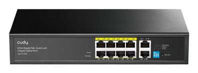 CUDY GS1010PE - 2.0 - Switch - 8 x 10/100/1000 (PoE)