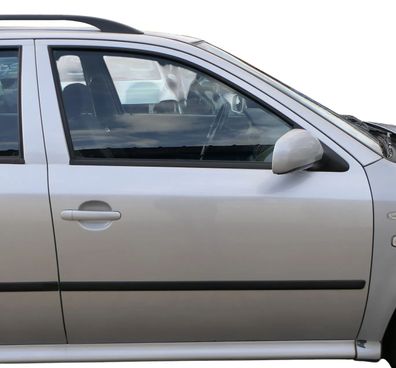 Skoda Octavia 1U Kombi + Limo Tür vorne rechts Beifahrertür grau silber LF7T
