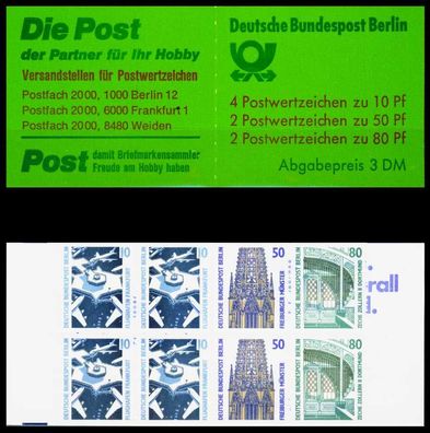 BERLIN Markenheftchen Nr MH 14oZ postfrisch SA1375A