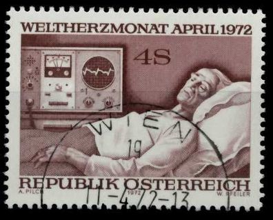 Österreich 1972 Nr 1386 zentrisch gestempelt X80212A