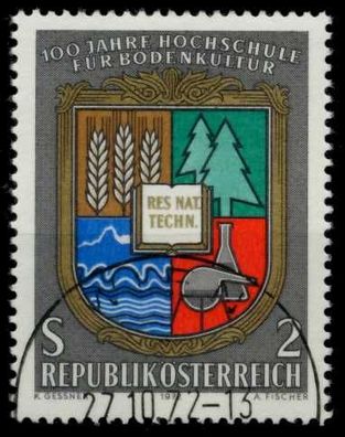 Österreich 1972 Nr 1401 zentrisch gestempelt X80224A